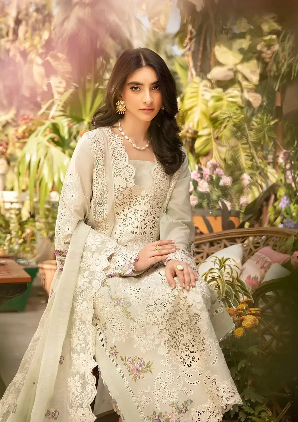 ELAF - 3PC Luxury Lawn Embroidered Suit