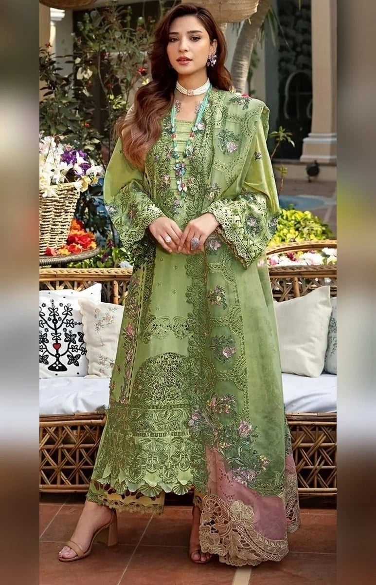 ELAF - 3PC Luxury Lawn Embroidered Suit