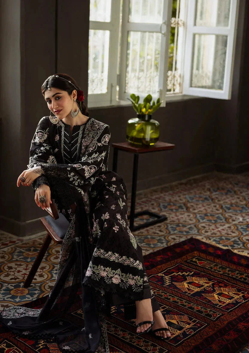 KAHF - 3PC Luxury Lawn Embroidered Suit