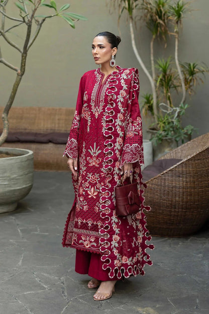 Akbar Aslam - 3PC Luxury Lawn Embroidered Suit