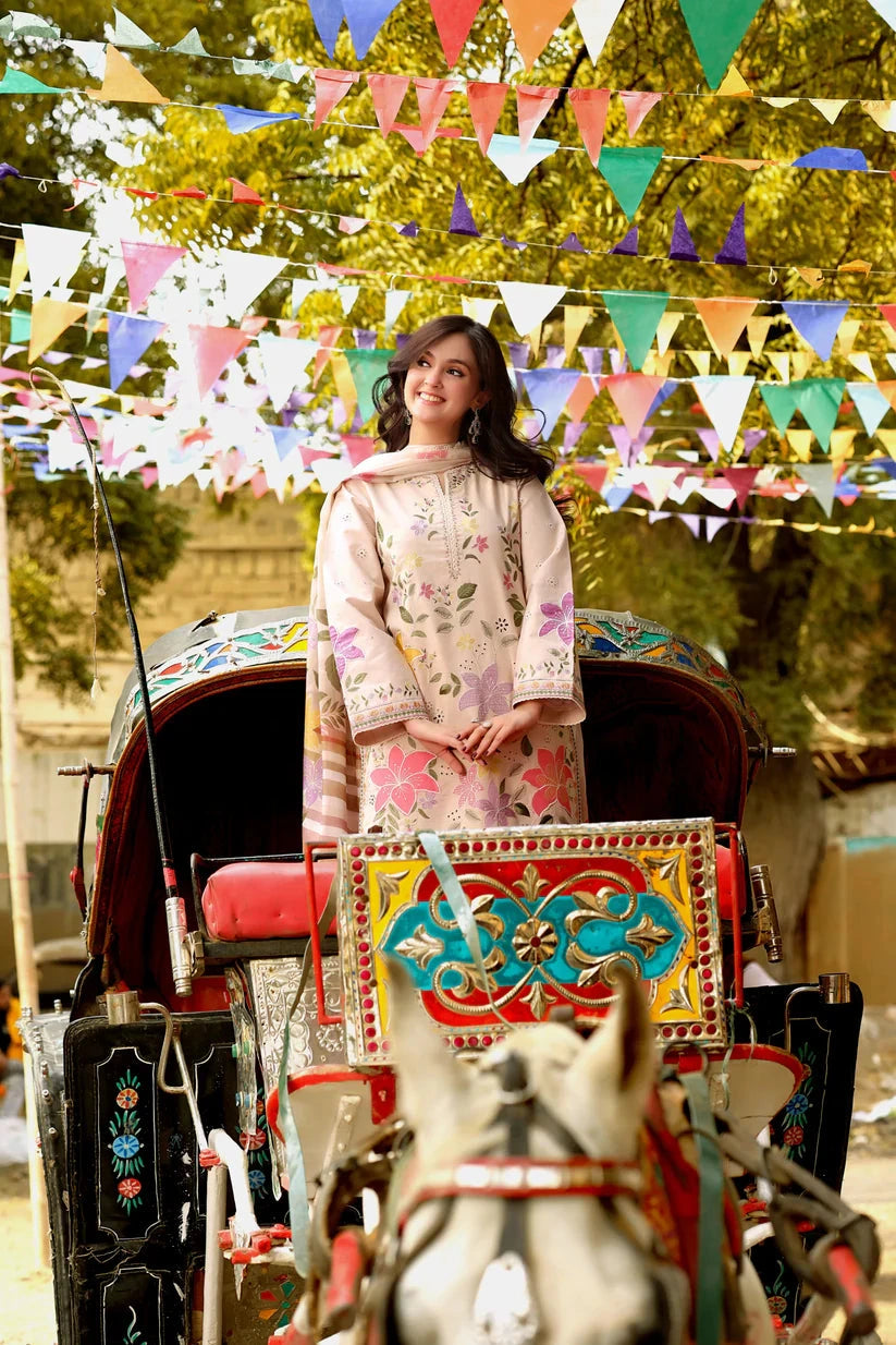Aneelas - 3PC Luxury Lawn Embroidered Suit