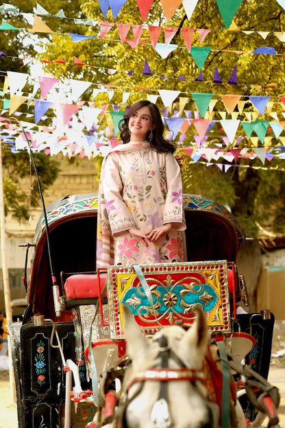 Aneelas - 3PC Luxury Lawn Embroidered Suit
