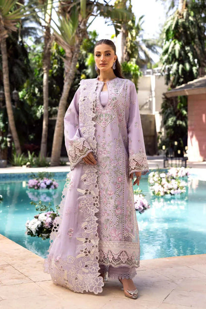 Akbar Aslam - 3PC Luxury Lawn Embroidered Suit