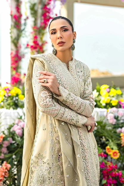 Akbar Aslam - 3PC Luxury Lawn Embroidered Suit