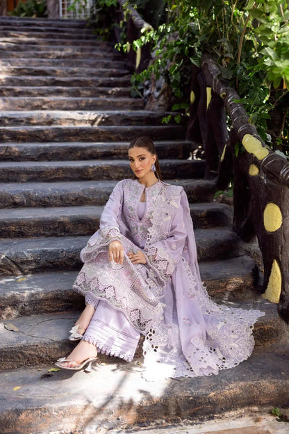 Akbar Aslam - 3PC Luxury Lawn Embroidered Suit