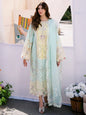 BIN ILYAS - 3PC Luxury Lawn Embroidered Suit