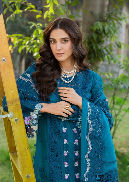 Elaf - 3PC Luxury Lawn Embroidered Suit Unstiched
