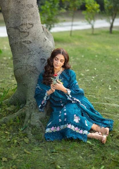 Elaf - 3PC Luxury Lawn Embroidered Suit Unstiched