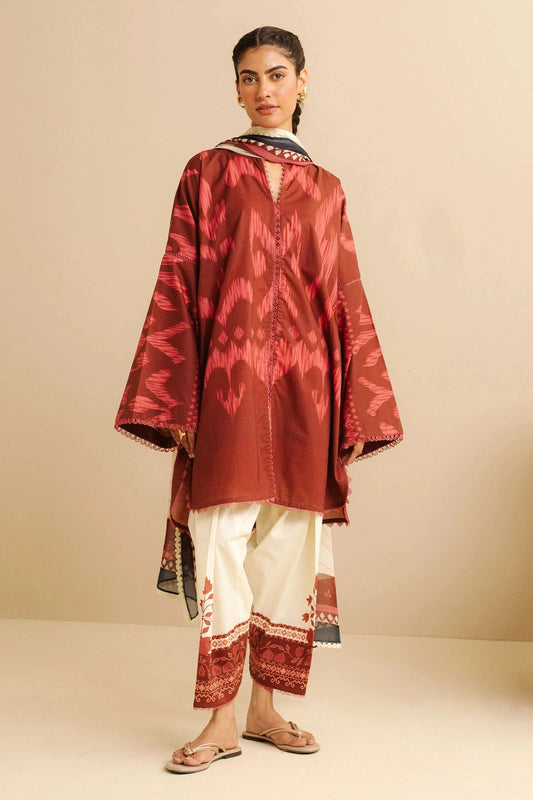 COCO BY Zarasha Jahan - 3PC Lawn Digital Printed Suit