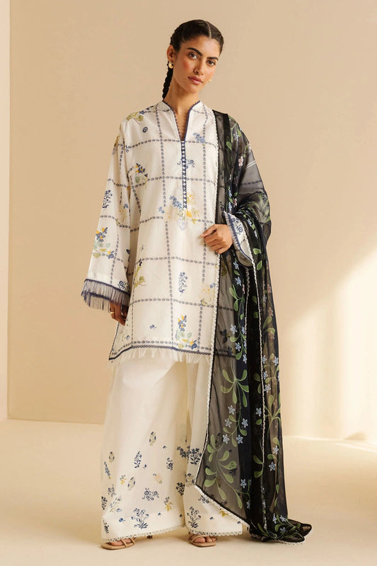 COCO BY Zarasha Jahan - 3PC Lawn Digital Printed Suit