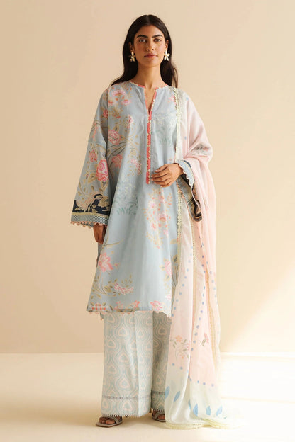 COCO BY Zarasha Jahan - 3PC Lawn Digital Printed Suit