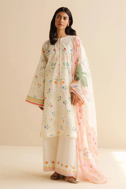 COCO BY Zarasha Jahan - 3PC Lawn Digital Printed Suit