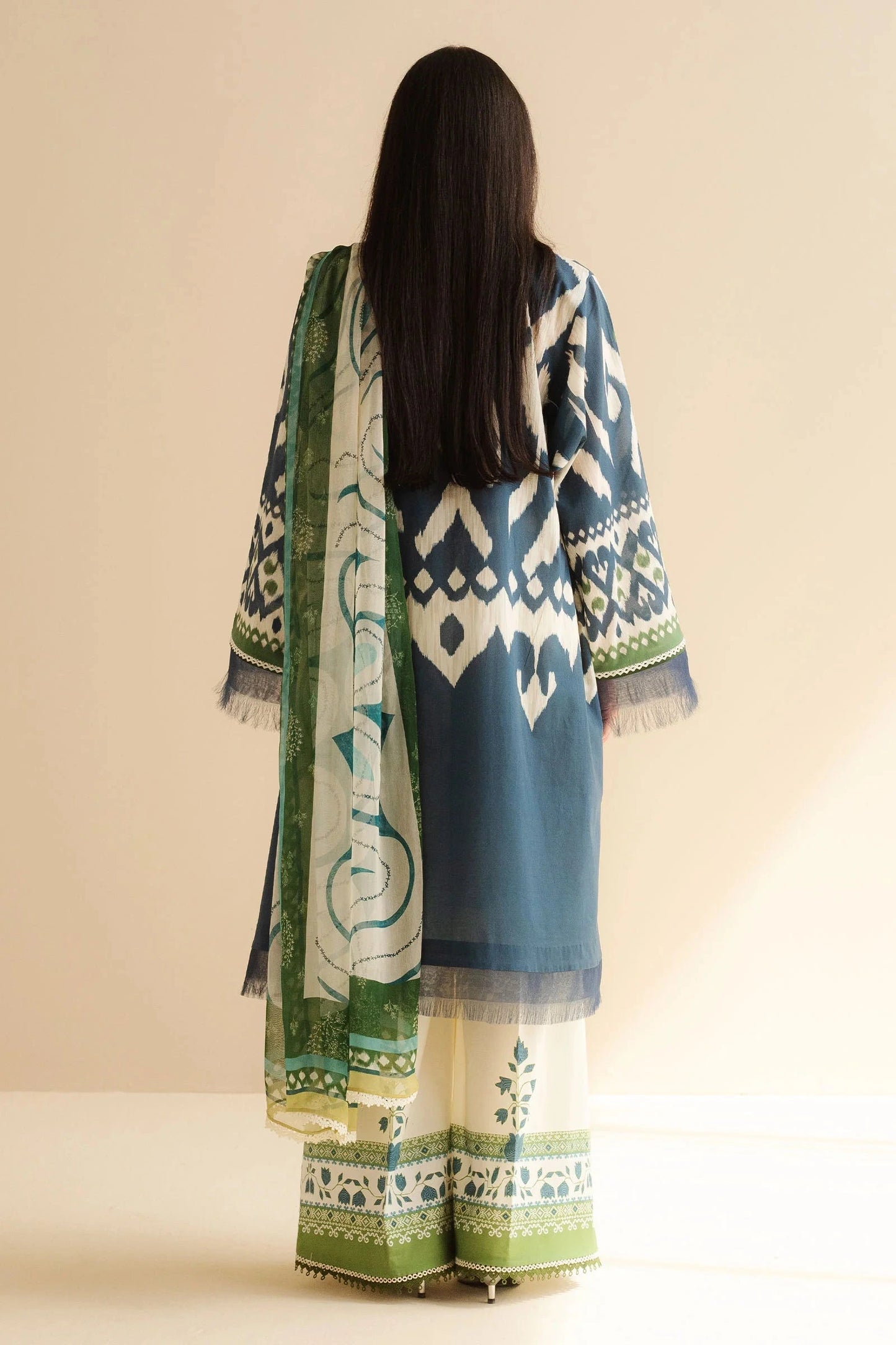 COCO BY Zarasha Jahan - 3PC Lawn Digital Printed Suit