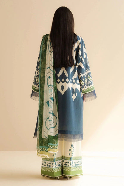 COCO BY Zarasha Jahan - 3PC Lawn Digital Printed Suit