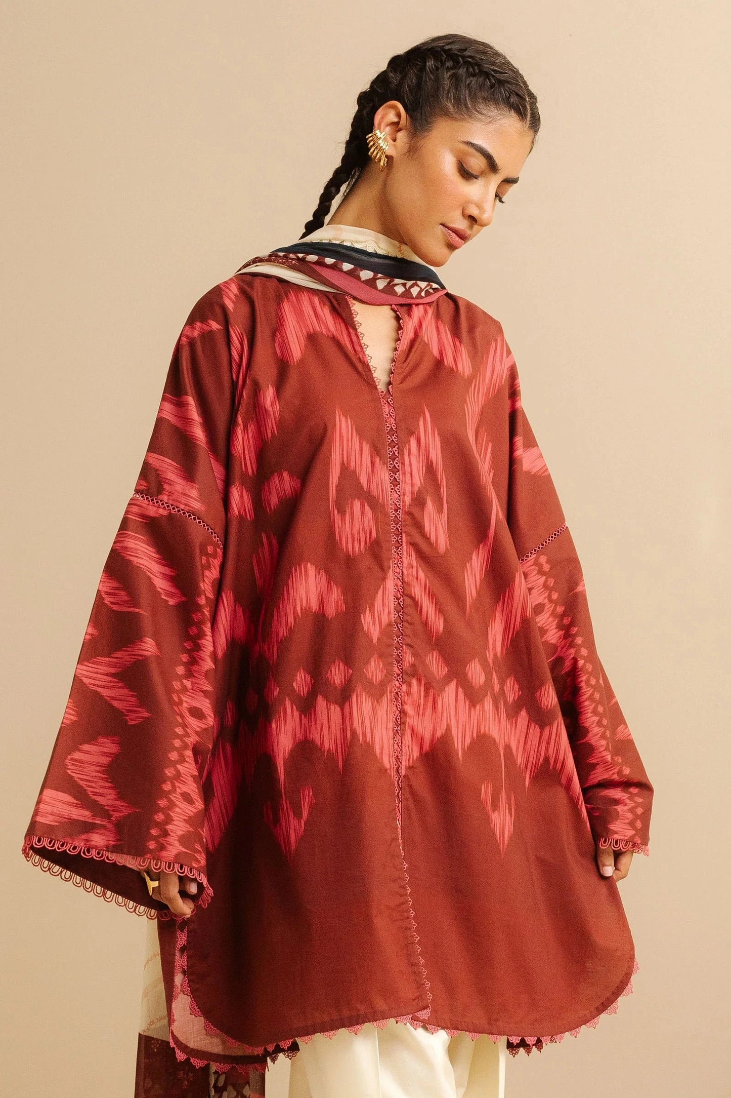 COCO BY Zarasha Jahan - 3PC Lawn Digital Printed Suit