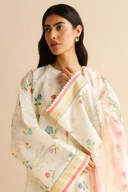 COCO BY Zarasha Jahan - 3PC Lawn Digital Printed Suit