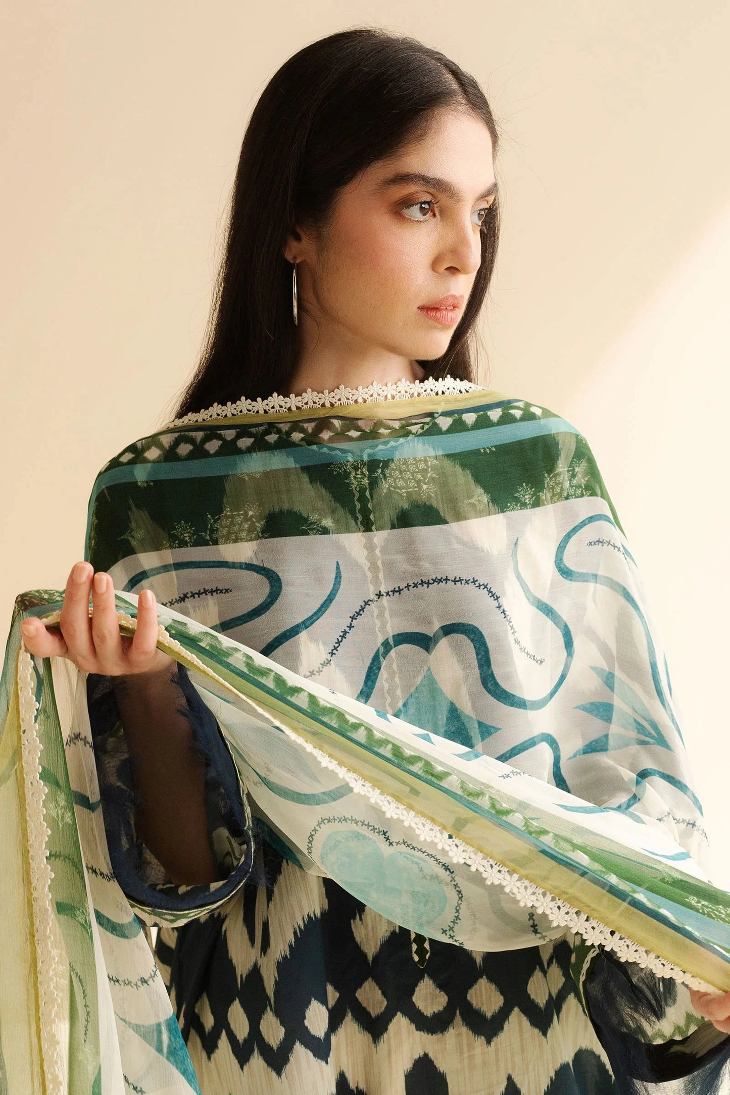 COCO BY Zarasha Jahan - 3PC Lawn Digital Printed Suit