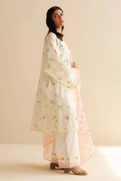 COCO BY Zarasha Jahan - 3PC Lawn Digital Printed Suit