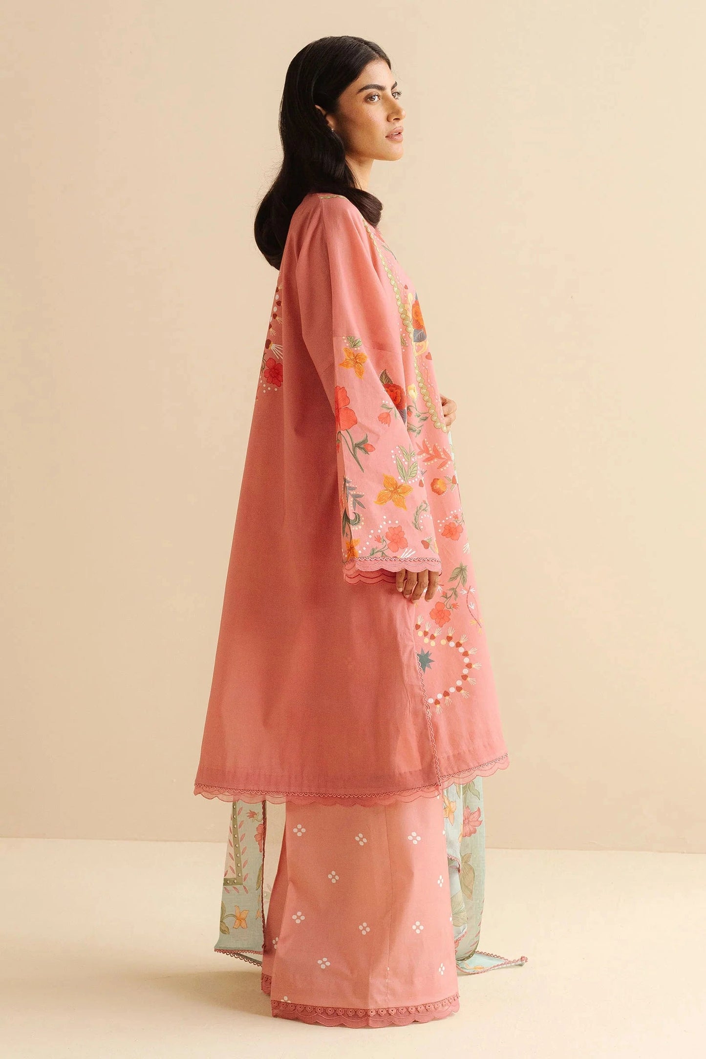 COCO BY Zarasha Jahan - 3PC Lawn Digital Printed Suit