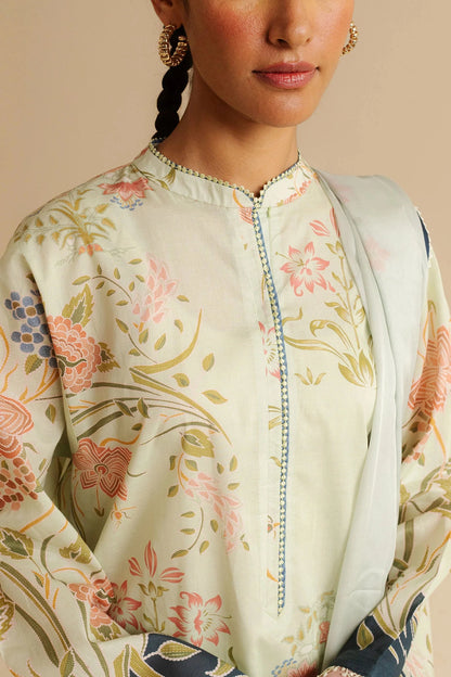 COCO BY Zarasha Jahan - 3PC Lawn Digital Printed Suit