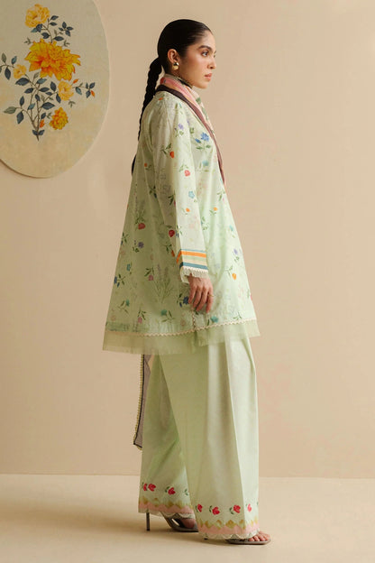 COCO BY Zarasha Jahan - 3PC Lawn Digital Printed Suit
