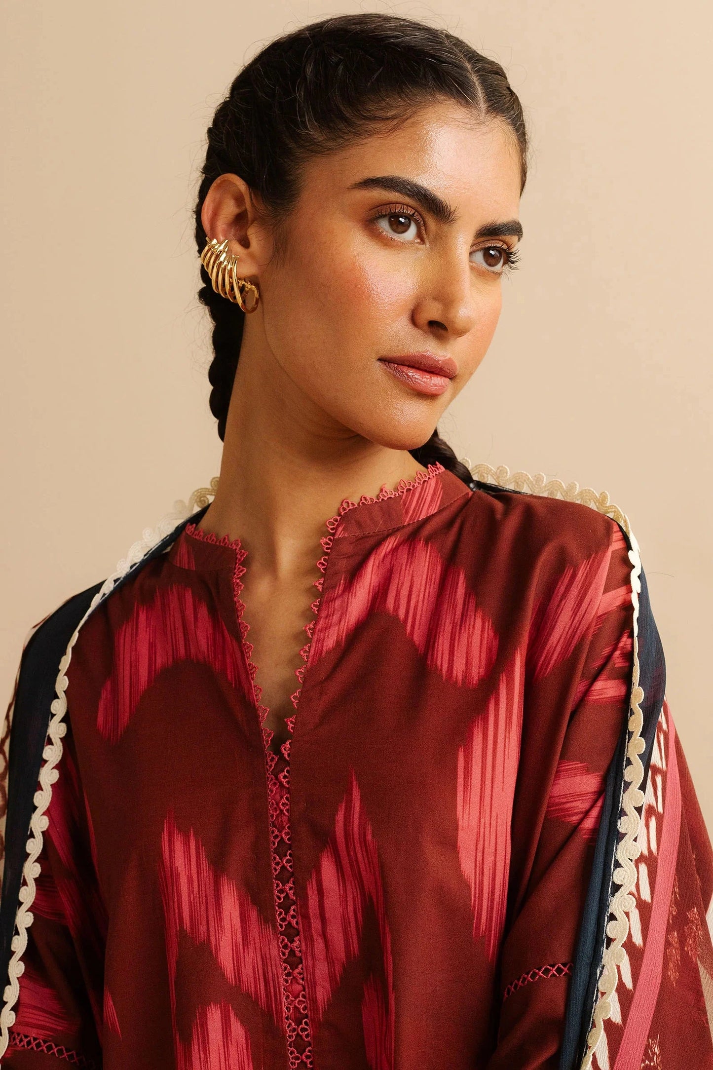 COCO BY Zarasha Jahan - 3PC Lawn Digital Printed Suit