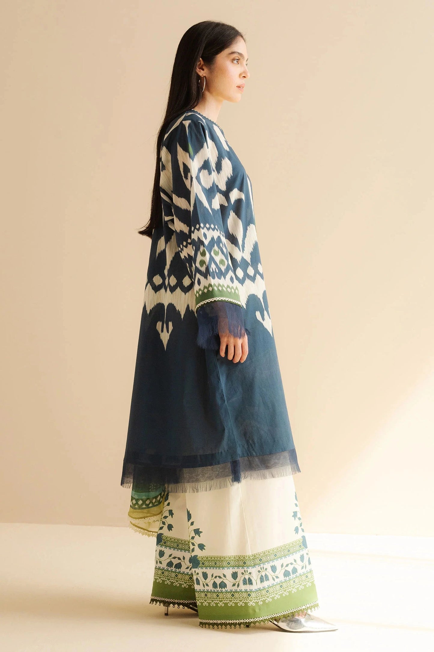 COCO BY Zarasha Jahan - 3PC Lawn Digital Printed Suit