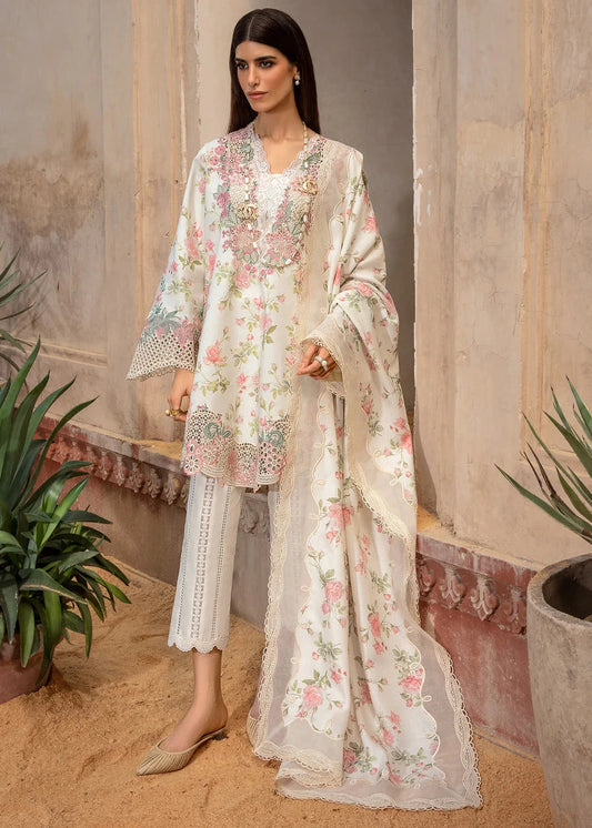 CRIMSON - 3PC Luxury Lawn Embroidered Suit