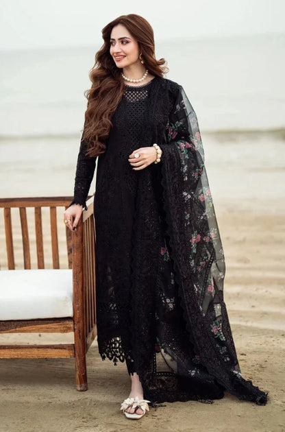 Nureh - 3PC Lawn Embroidered Suit