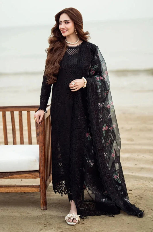 Nureh - 3PC Lawn Embroidered Suit