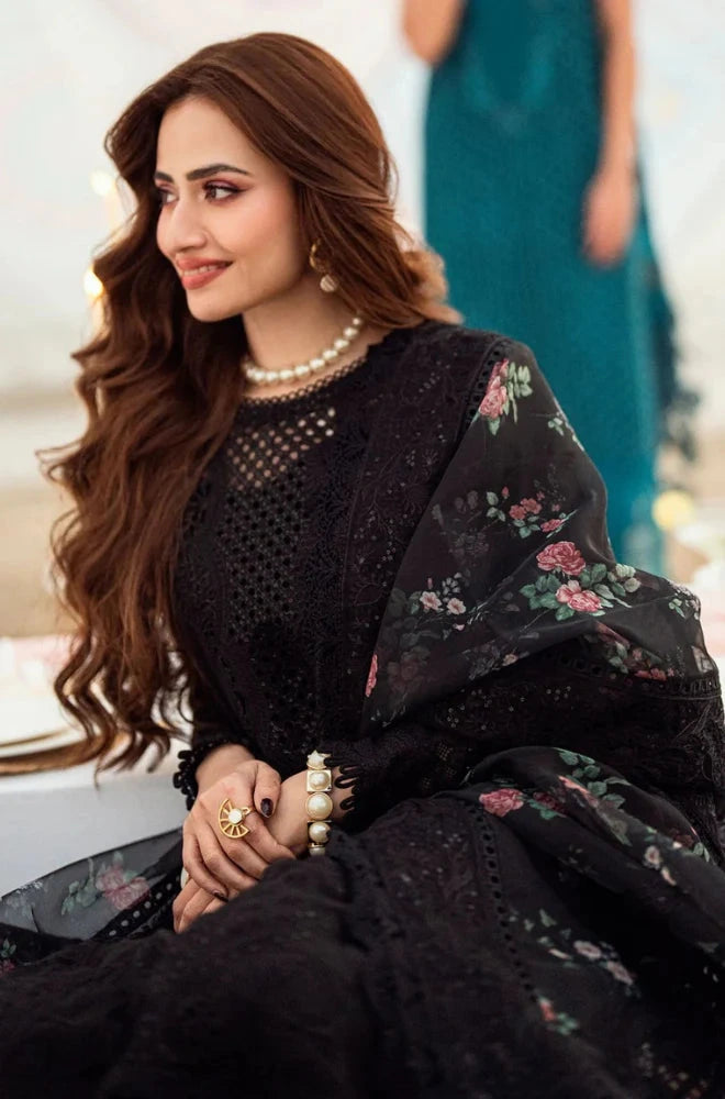 Nureh - 3PC Lawn Embroidered Suit