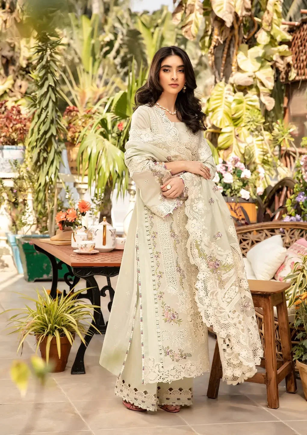 ELAF - 3PC Luxury Lawn Embroidered Suit