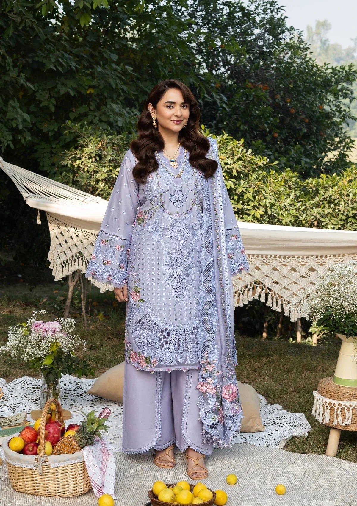ELAF - 3PC Luxury Lawn Embroidered Suit