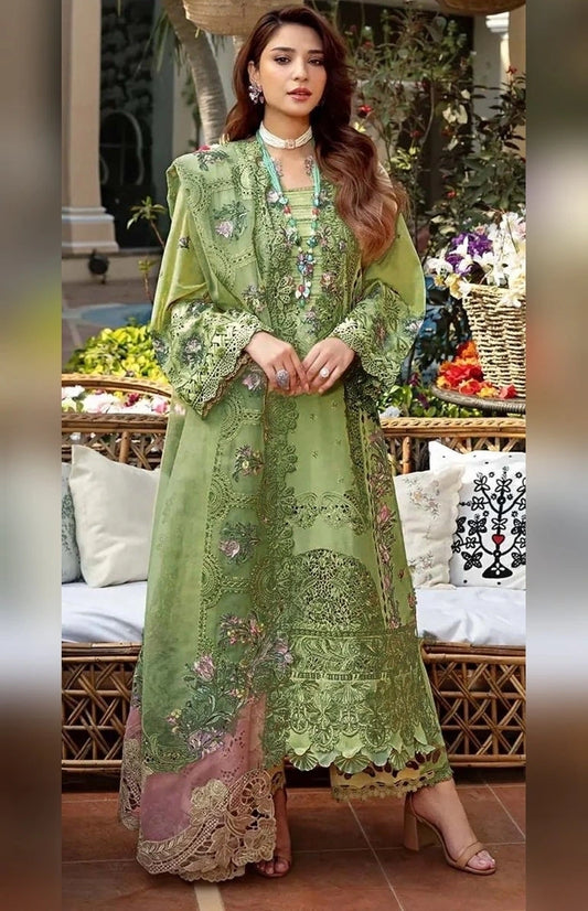 ELAF - 3PC Luxury Lawn Embroidered Suit