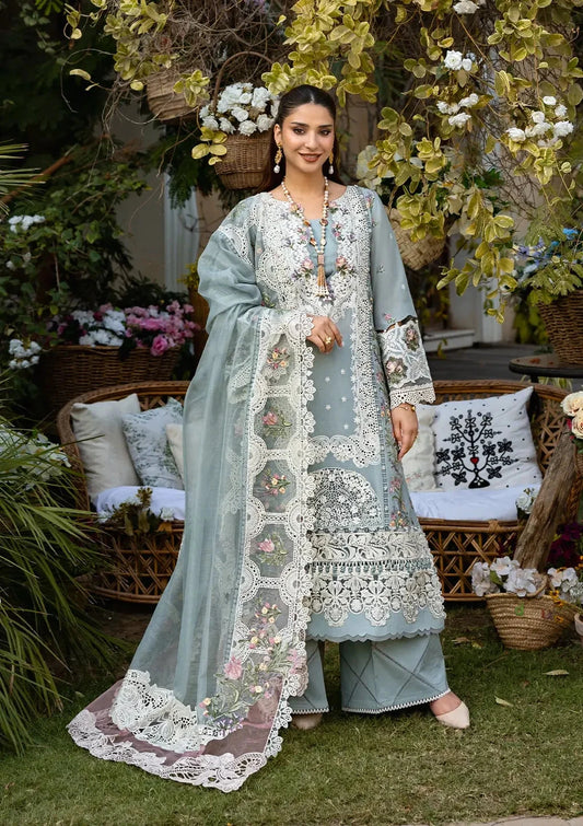 ELAF - 3PC Luxury Lawn Embroidered Suit