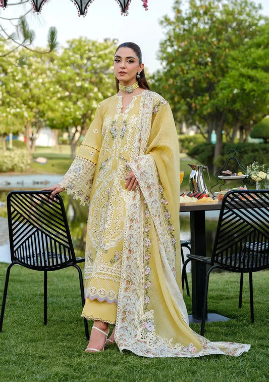 ELAF- 3PC Luxury Lawn Embroidered Suit