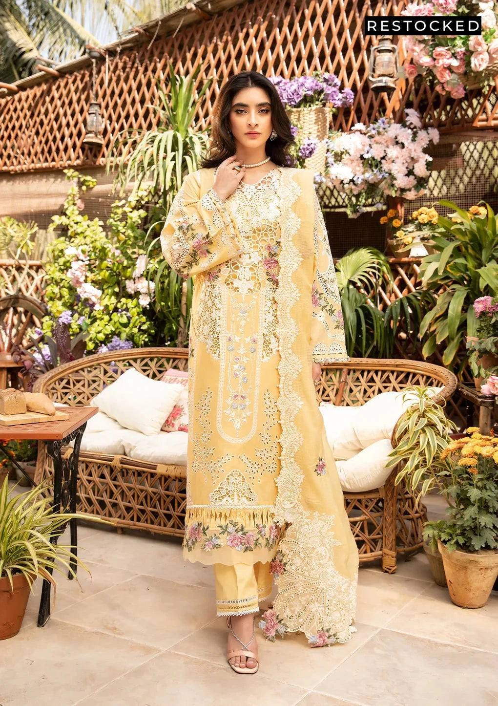 ELAF - 3PC Luxury Lawn Embroidered Suit