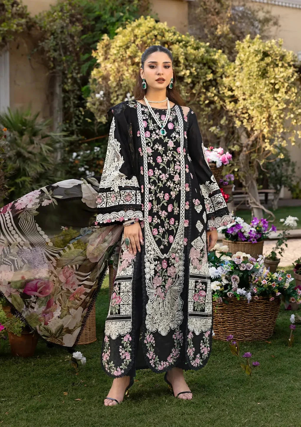 ELAF - 3PC Luxury Lawn Embroidered Suit