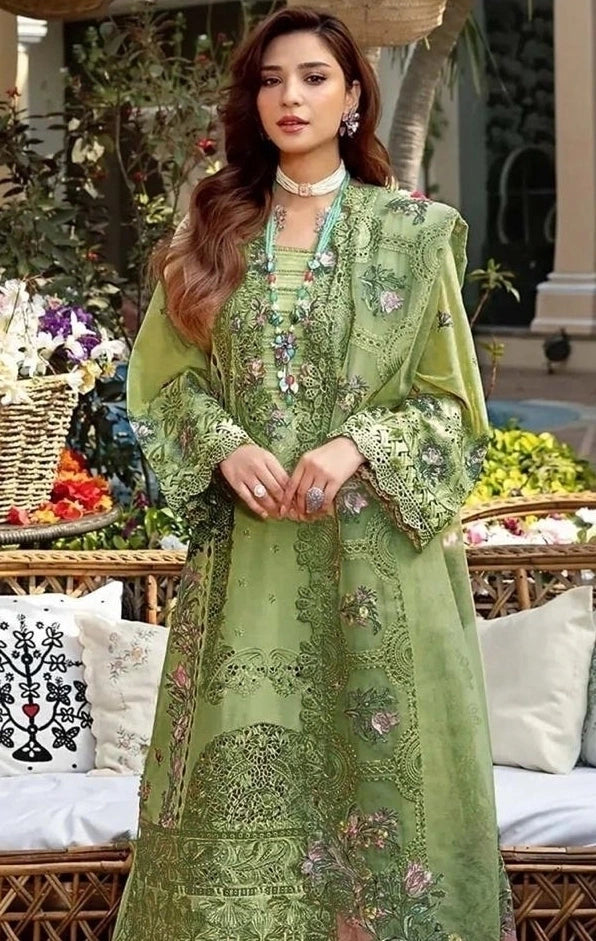 ELAF - 3PC Luxury Lawn Embroidered Suit