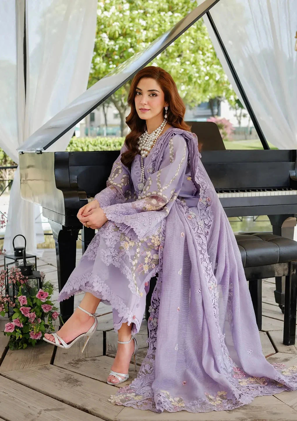 ELAF - 3PC Luxury Lawn Embroidered Suit
