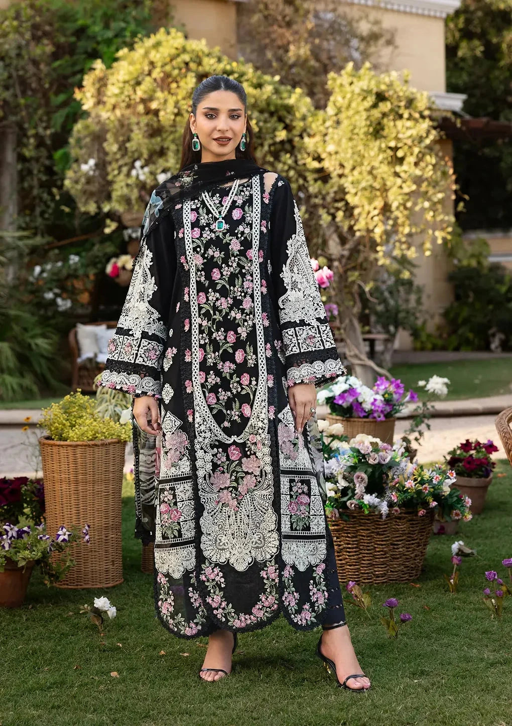 ELAF - 3PC Luxury Lawn Embroidered Suit