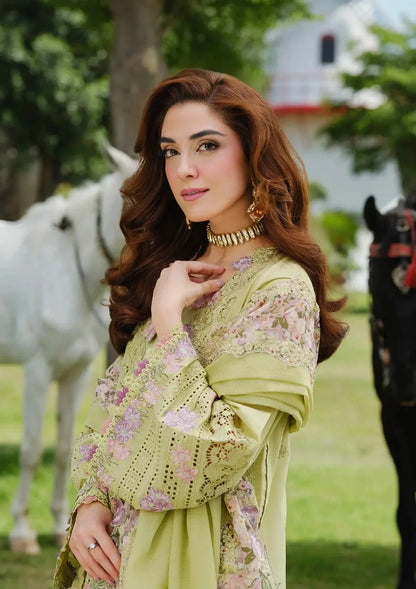 ELAF - 3PC Luxury Lawn Embroidered Suit