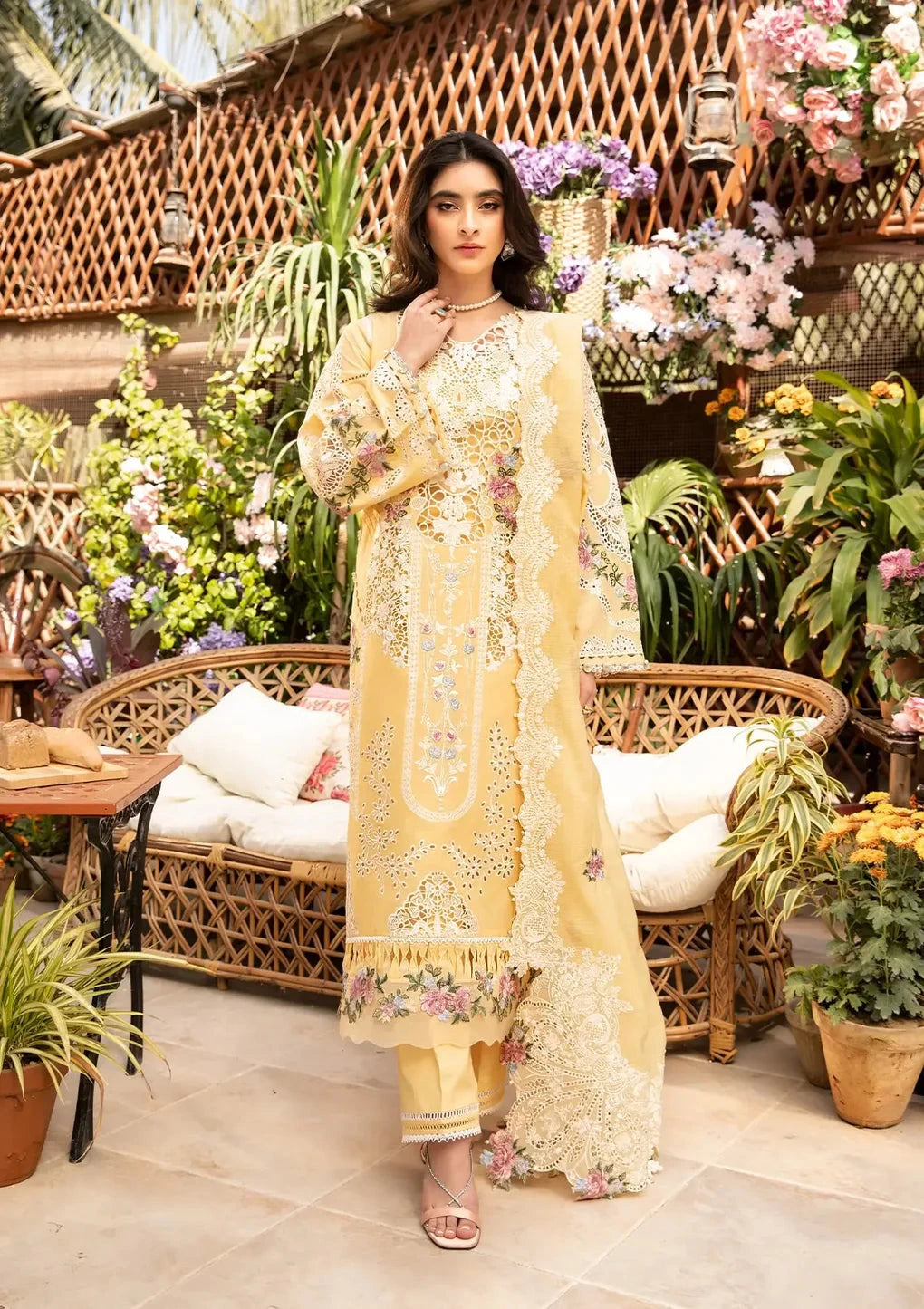 ELAF - 3PC Luxury Lawn Embroidered Suit