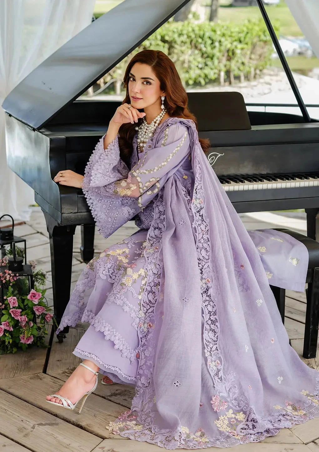 ELAF - 3PC Luxury Lawn Embroidered Suit