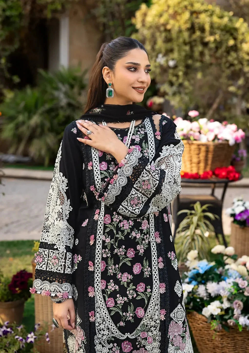 ELAF - 3PC Luxury Lawn Embroidered Suit