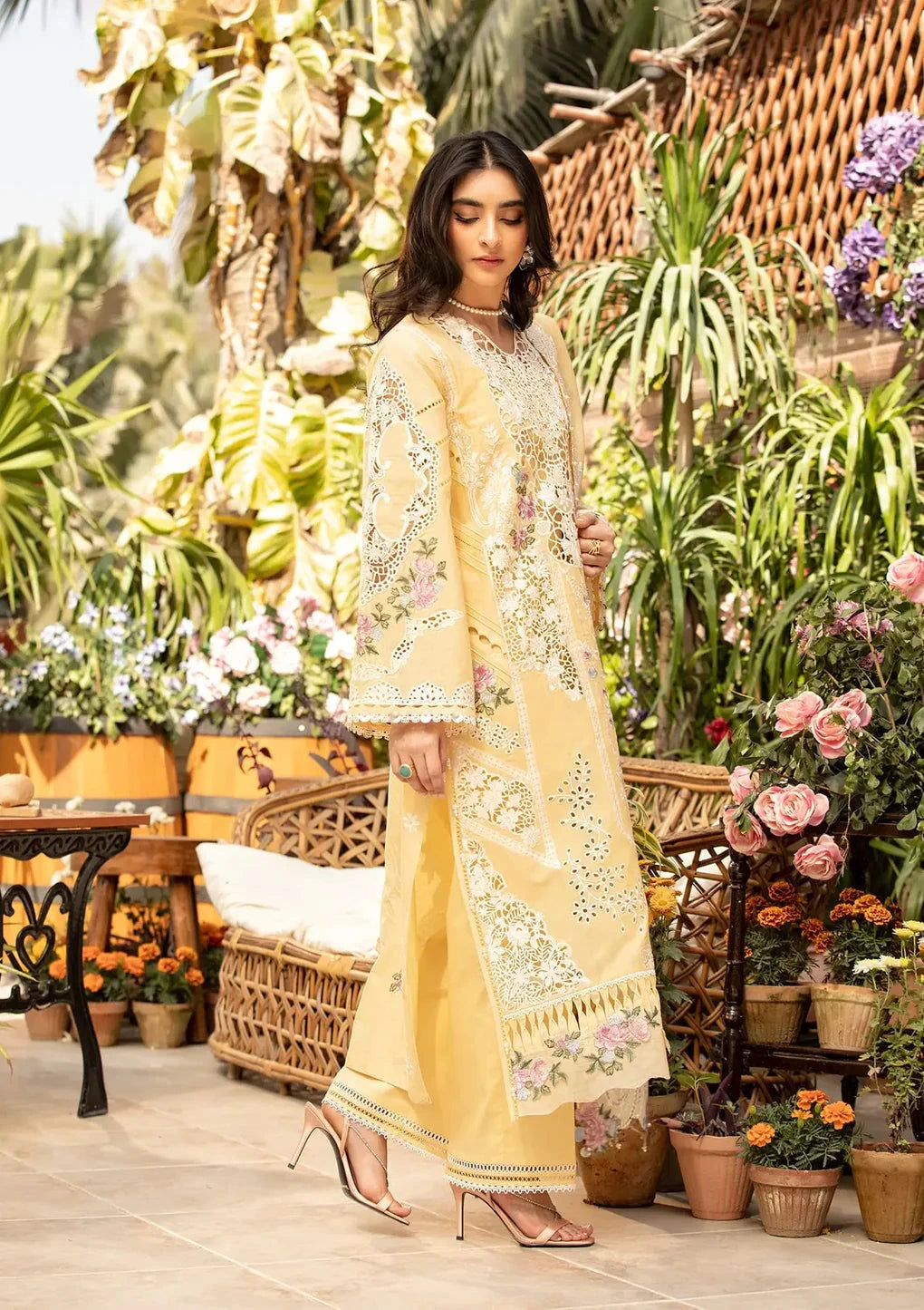 ELAF - 3PC Luxury Lawn Embroidered Suit