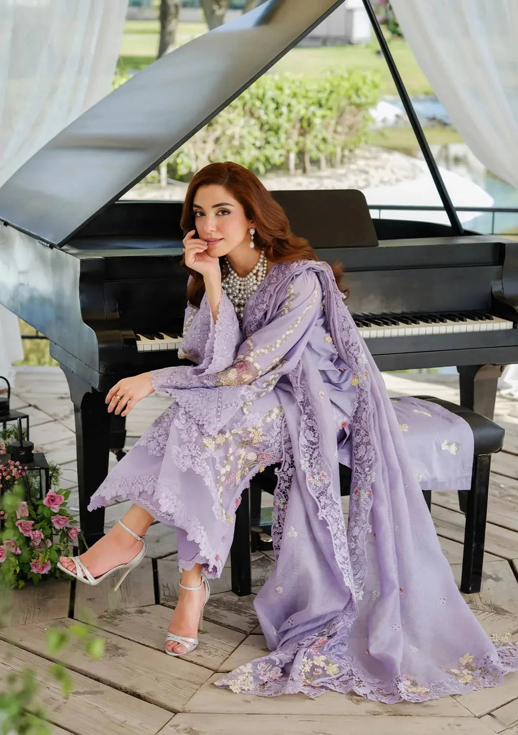 ELAF - 3PC Luxury Lawn Embroidered Suit