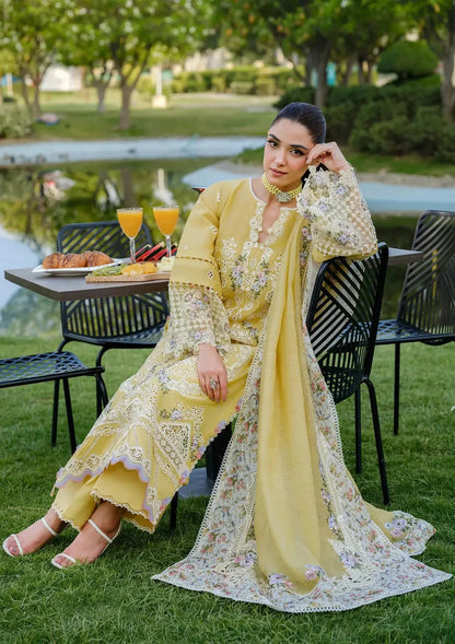 ELAF- 3PC Luxury Lawn Embroidered Suit