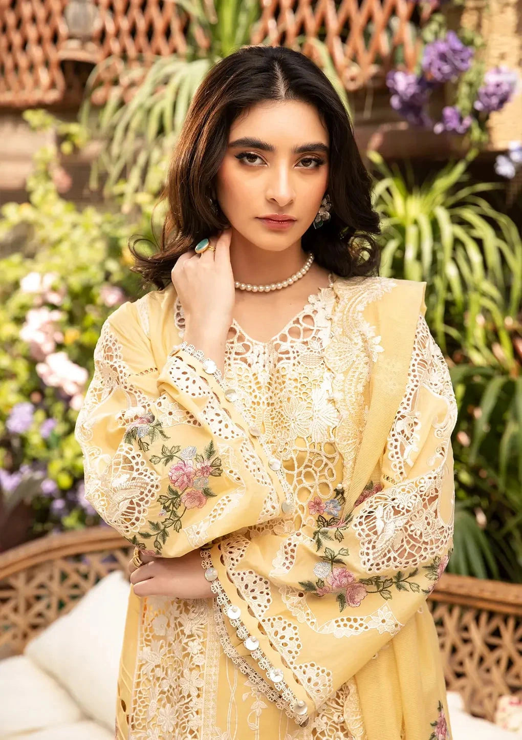 ELAF - 3PC Luxury Lawn Embroidered Suit