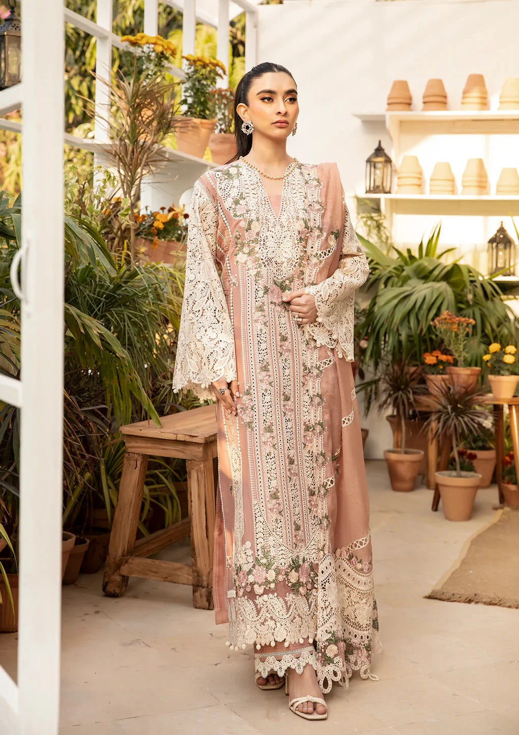 ELAF - 3PC Luxury Lawn Embroidered Suit